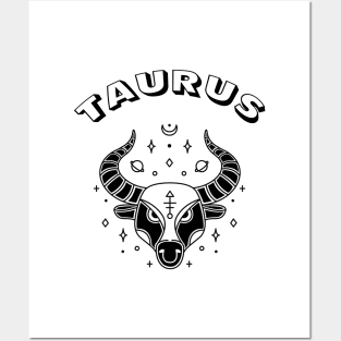 Taurus Astrology Sign Posters and Art